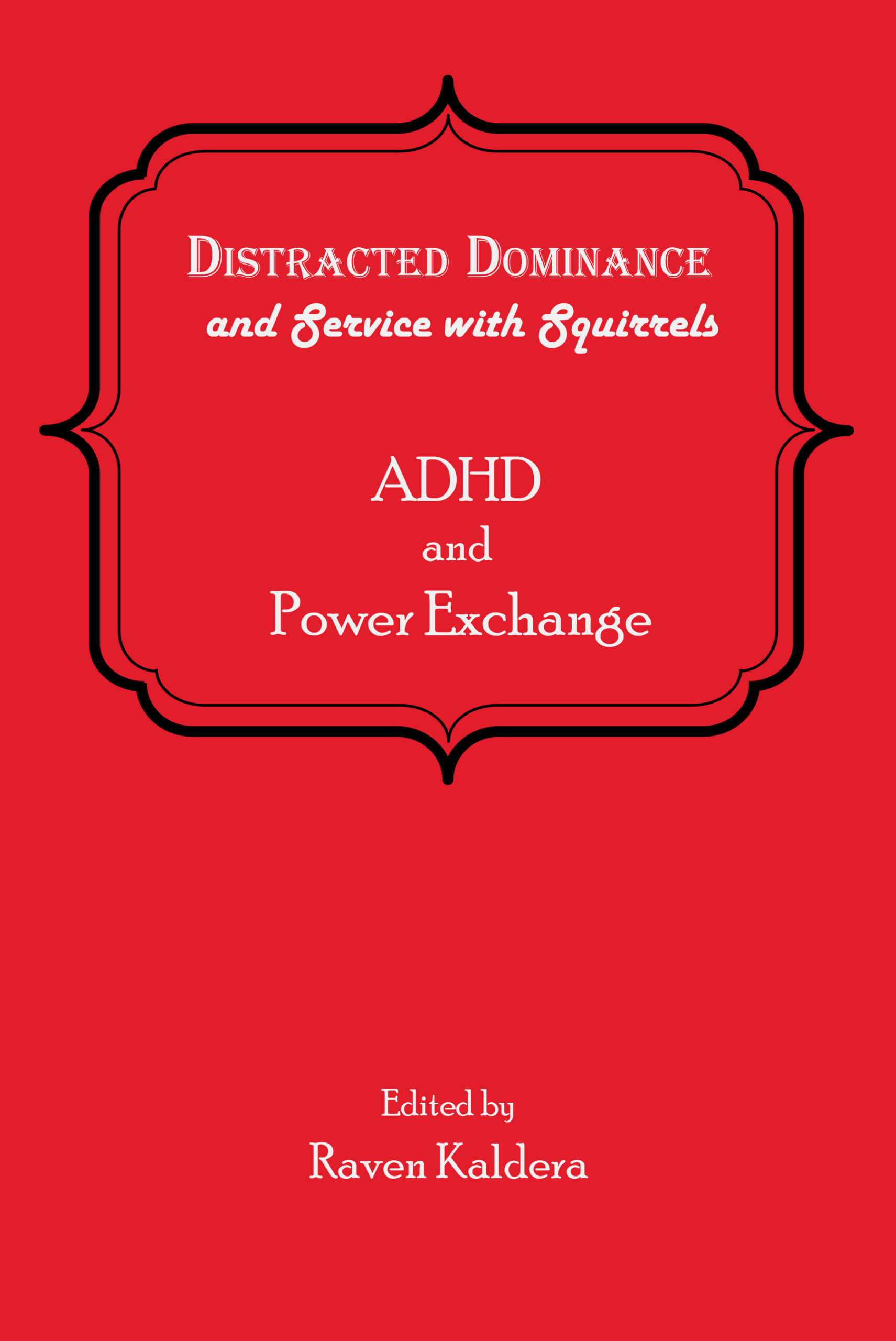 book cover - red with text